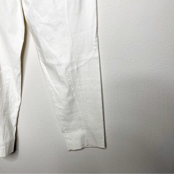 ALC Pleated Trouser Pants Linen Blend White Western Sz 2 - Picture 9 of 13